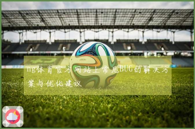 ng体育官方网站上常见BUG的解决方案与优化建议